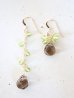 画像1: 14KGF smoky quartz peridot pierce (1)