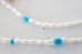 画像2: 14KGF pearl turquoise necklace (2)