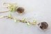 画像2: 14KGF smoky quartz peridot pierce (2)