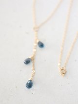 14KGF topaz necklace
