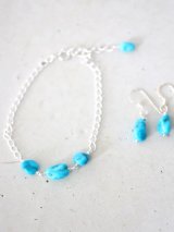 SILVER925 Sleeping Beauty Turquoise set