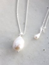 SILVER925 pearl pierce[kgf3912]