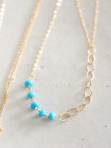 14KGF Sleeping Beauty Turquoise  necklace