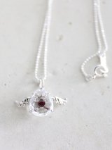 SILVER925  garnet necklace