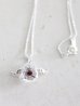 画像1: SILVER925  garnet necklace (1)