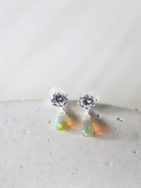 SILVER925 opal  pierce