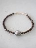 画像1: 14KGF  South Sea Pear　opal bracelet  (1)