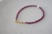 画像4: 14KGF akoya  ruby bracelet  (4)