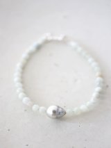 SILVER925 South Sea Pear jade bracelet 