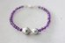 画像2: SILVER925  South Sea Pear  amethyst　bracelet  (2)