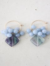 14KGF fluorite multi pierce