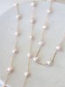 画像1: 14KGF pinkpearl necklace (1)