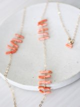 14KGFcoral necklace