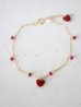 画像1: 14KGF ruby redheart　bracelet  (1)