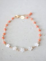 14KGF coral bracelet