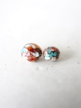 14KGF  oystercopperturquoise pierce