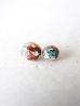 画像1: 14KGF  oystercopperturquoise pierce (1)