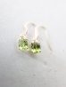 画像1: 14KGF peridot pierce (1)
