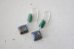 画像2: SILVER925  roman glass blueopal copper pierce  (2)