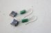 画像3: SILVER925  roman glass blueopal copper pierce  (3)