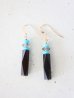 画像1: 14KGF turquoise taigarwood pierce  (1)