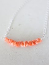 SILVER925 coral　bracelet 