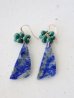 画像1: 14KGF  lapis lazuli pierce  (1)