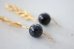 画像2: 14KGF black Tourmaline pierce  (2)