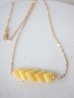 画像1: 14KGF royal amber  (light)necklace (1)