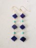 画像1: 14KGF　turquoise　lapis lazuli　pierce (1)