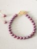 画像1: 14KGF pearl set　pierce＆bracelet (1)