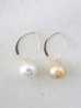 画像1: 14KGF pearl　pierce (1)