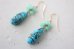 画像3: 14KGF  turquoise　agate pierce (3)