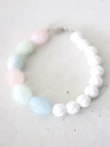 SILVER925　aquamarine　bracelet