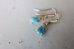 画像2: 14KGF  kingman turquoise pierce (2)