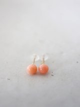 14KGF coral lignt pink pierce 