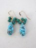 画像1: 14KGF  turquoise　malachite　 pierce (1)