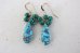 画像2: 14KGF  turquoise　malachite　 pierce (2)