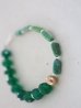 画像1: SILVER925 roman glass　bracelet  (1)