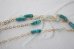 画像4: 14KGF turquoise　necklace (4)