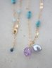 画像1: 14KGF turquoise　necklace (1)