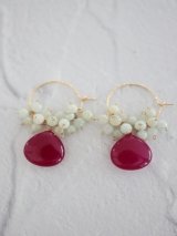 14KGF jade pierced