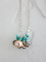 SILVER925 turquoise 2way necklace