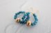 画像2: 14KGF pearl×bluejade pierce (2)
