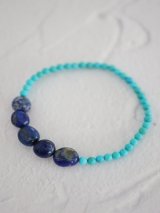 turquoise＋lapis lazuli　bracelet