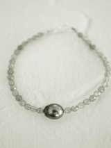 SILVER925  South Sea Pear ＋labradoritebracelet 