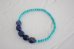 画像2: turquoise＋lapis lazuli　bracelet (2)