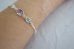 画像3: SILVER925 topaz  amethyst bracelet  (3)