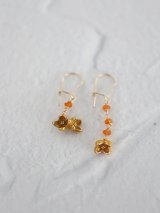 14KGF 金木犀carnelian pierce 