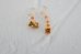 画像2: 14KGF 金木犀carnelian pierce  (2)